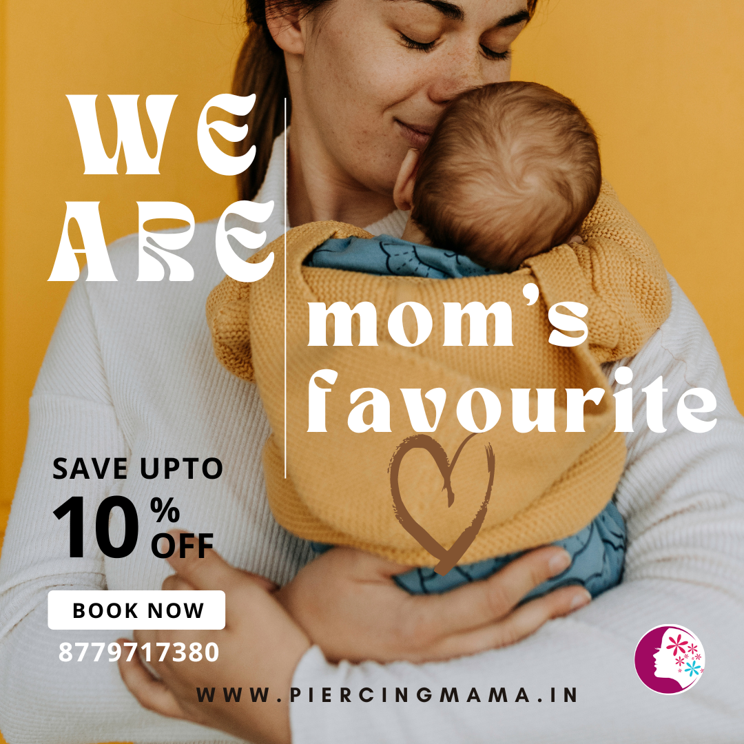 New Moms children ear piercing at Piercing Mama